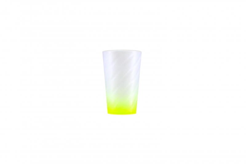 Copo Twister Jateado Degradê AMARELO