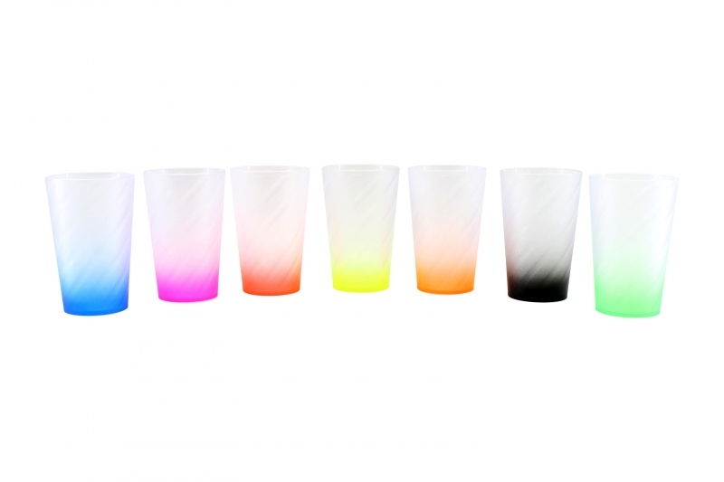 Copo Twister Jateado Degradê - OPÇÕES DE CORES